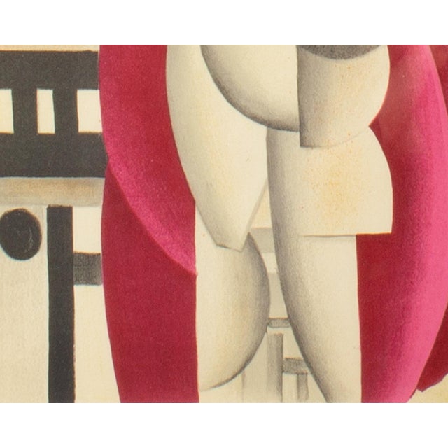 Abstract 1955 Lithograph From “Derriere Le Miroir,” Nos. 79-81 by Fernand Léger For Sale - Image 3 of 7