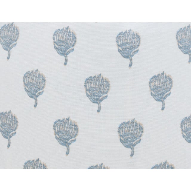 Sister Parish Sister Parish Petite Skukusa Fabric Remnant in Blue/Cream - 1 Yard For Sale - Image 4 of 4
