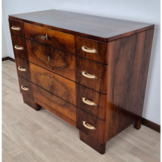 Venetian Art Deco Chest of Drawers, 1940 For Sale - Image 6 of 18