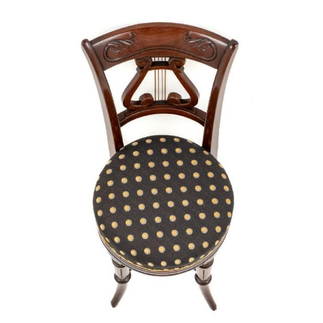 William IV Piano Stool in Mahogany For Sale - Image 3 of 9