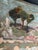 Mid-Century Modern Landscape Composition, 1940s, Oil Painting on Wood Panel For Sale - Image 3 of 8