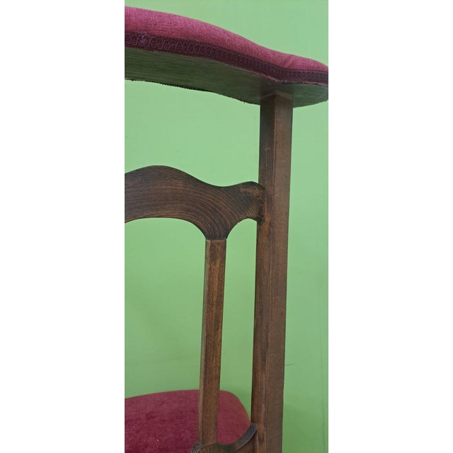 1940s Vintage Spanish Monastery Prayer Chair, 1940 For Sale - Image 5 of 11