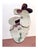 "Love Without Words" is an original mixed media collage on paper by Zac Woodiel. This is one of six pieces in the "Love...