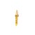 Early 21st Century 14k Yellow Gold Bead Frame Abacus Charm Pendant For Sale - Image 5 of 9
