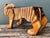 Vintage Handcrafted Wood and Jute Tiger Stool For Sale - Image 16 of 16