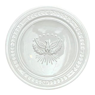 Vintage Italian Eagle Motif Ceramic Platter For Sale