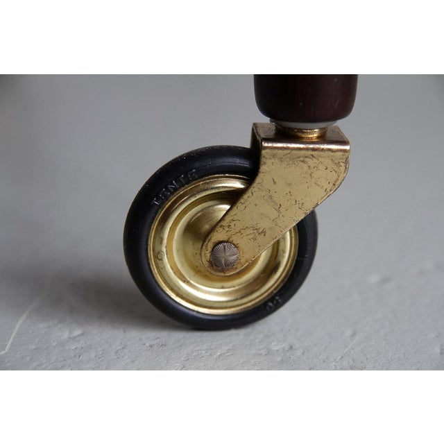 Danish Modern Rosewood Serving Trolley, 1960s For Sale - Image 14 of 18