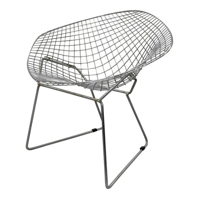 Mid 20th Century Contemporary MCM Sculptura Wire Lounge Chair For Sale
