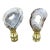 1970s Nature’s Beauty Pair Agate Geodes Lamp Finials For Sale