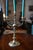 Victorian Brass 3-Armed Candelabra Victorian Brass Candleholder Birmingham, England For Sale - Image 3 of 15