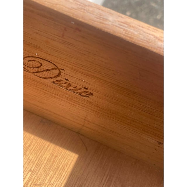 Wood 1960s Pair Restored Vintage Shangri-La by Dixie Chinoiserie Nightstands For Sale - Image 7 of 12