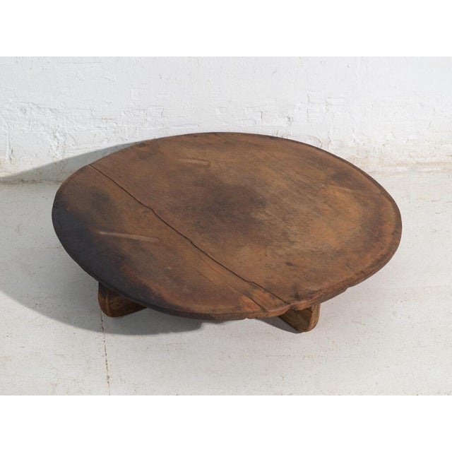 Antique cutting board in solid wood, central european rural utensil originating from central europe and dated circa 1920....