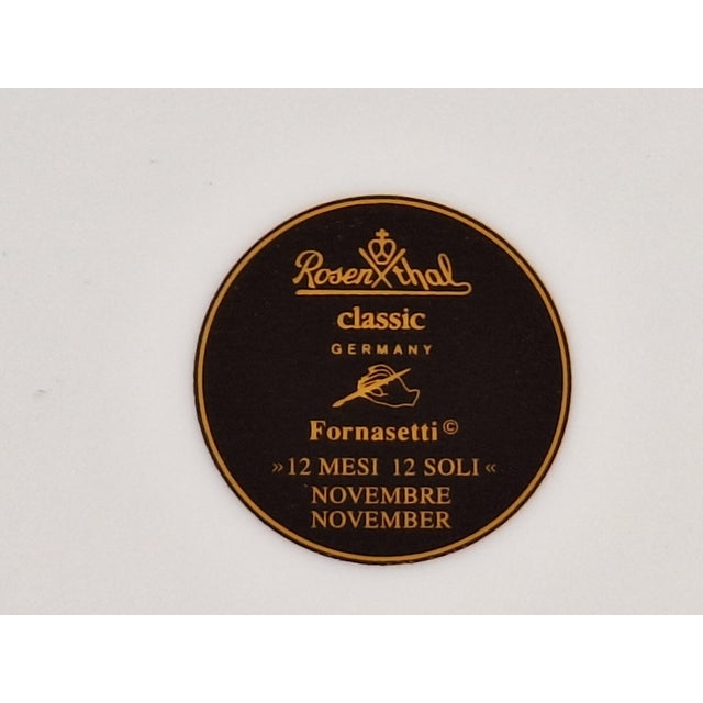Mid-Century Modern Collectors Plate by Piero Fornasetti for Rosenthal, 1960s For Sale - Image 3 of 5