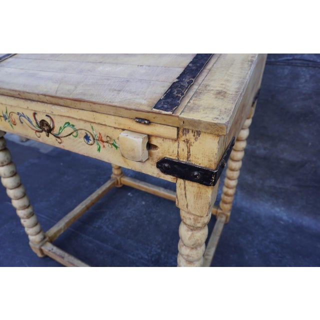 1920s Original Monterey Straw Ivory Desk (Early Brand) For Sale In Los Angeles - Image 6 of 15