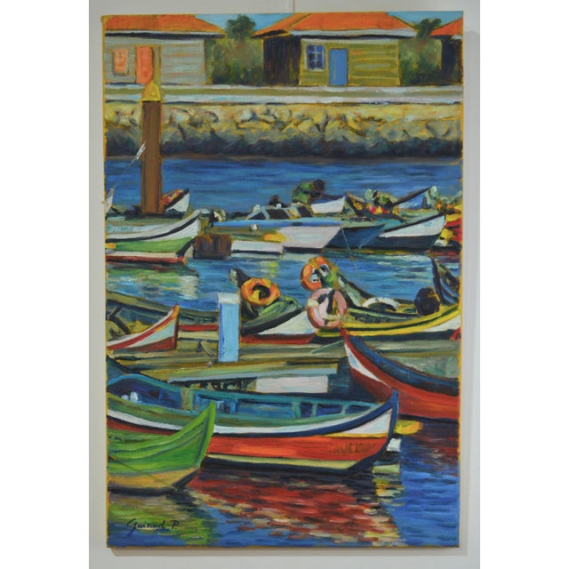 Patrice Guiraud, City of Aveiro, Portugal, 2019, Oil on Canvas For Sale - Image 6 of 9