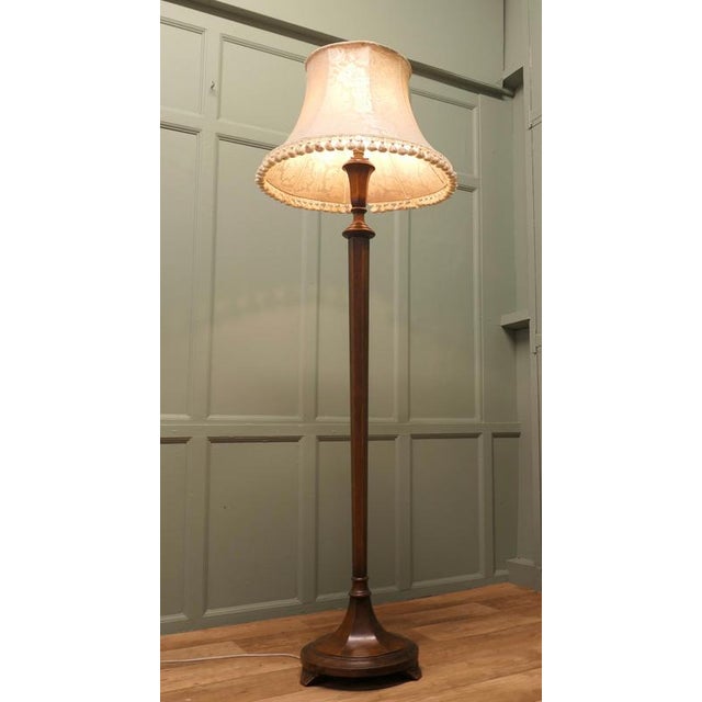 Tall Art Deco Floor Lamp, 1930 For Sale - Image 4 of 6