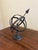 Late 20th Century Late 20th Century Pair of Black Iron Armillary Globe Sculptures – Traditional Landscape & Garden Decor For Sale - Image 5 of 13