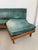 Blue Sofa with Ottomans, 1960s, Set of 3 For Sale - Image 8 of 9