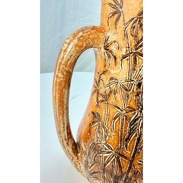 Rare 1893 Martin Brothers London & Southall Pottery Pitcher Wally Birds For Sale - Image 14 of 17