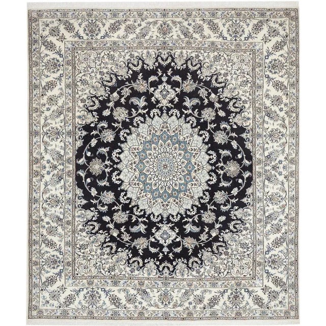 Nain rug | Knot density: approx. 200.000 knots/m² | Pile: 100% virgin wool | Warp: 100% cotton | Size: 251 x 290 cm |...