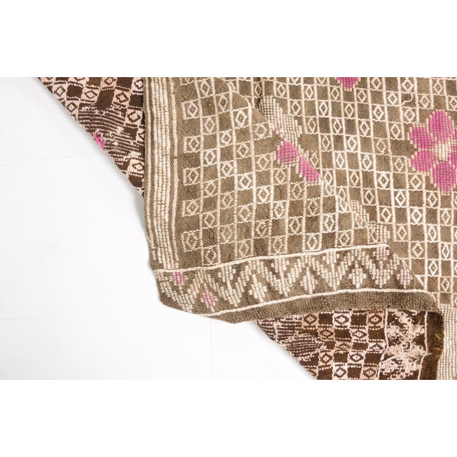 Ethnic Geometric Wool Kilim Rug For Sale - Image 11 of 18