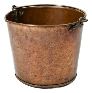 Antique Copper Bucket from Befos, 1700s