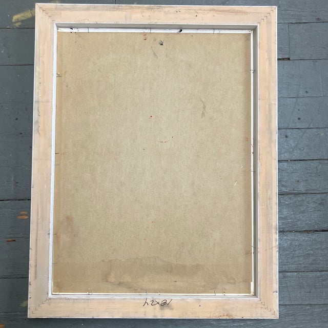 1970’s Original Abstract Female Figure Painting Signed For Sale In Philadelphia - Image 6 of 6