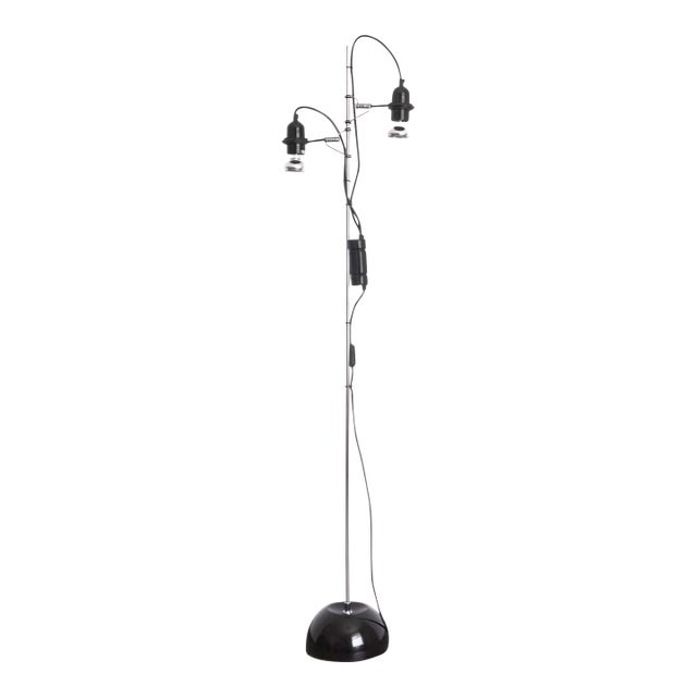 Postmodern Double Spotlight Floor Lamp by Guzzini for Meblo, 1980s. For Sale