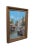 Vintage Russian Impressionist oil painting on canvas by Vasily Gribennikov. It features a river / canal view in Venice...