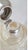 1920s Antique George V Sterling Silver Crystal Cut Glass Scent Bottle, Birmingham, 1921 For Sale - Image 5 of 13