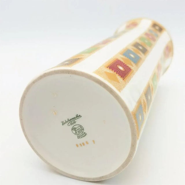 Mid-Century Modern Mid-Century Porcelain Vase from Hutschenreuther, 1950s For Sale - Image 3 of 6