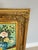 Mid Century Floral Oil Painting in Gold Ornate Frame For Sale In West Palm - Image 6 of 9