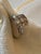 Transparent Vintage Estate Platinum Diamond Cluster Ring 4.5 For Sale - Image 8 of 12