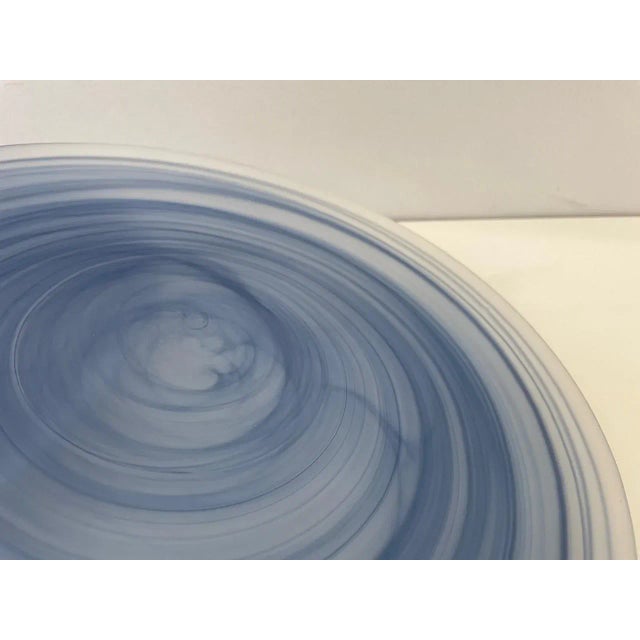 Williams-Sonoma Contemporary Williams-Sonoma Blue Dinner Plates- Set of 4 For Sale - Image 4 of 6