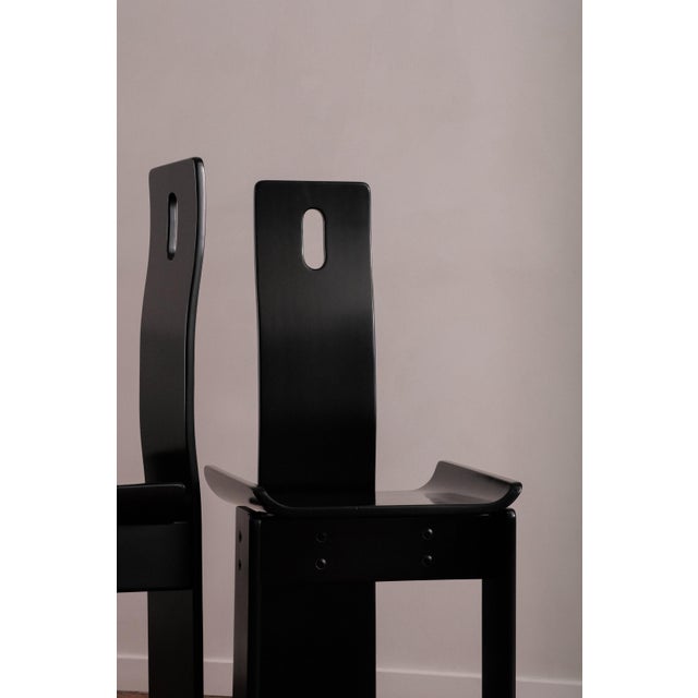 Diago Chairs by Edoardo Landi for Nikol International, 1970s, Set of 4 For Sale - Image 6 of 15