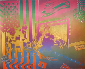 1980s Peter Max, Ice Ball 2, Poster