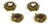 Natural Twig Bird Nest with Speckled Egg Accent (Set of 4) For Sale
