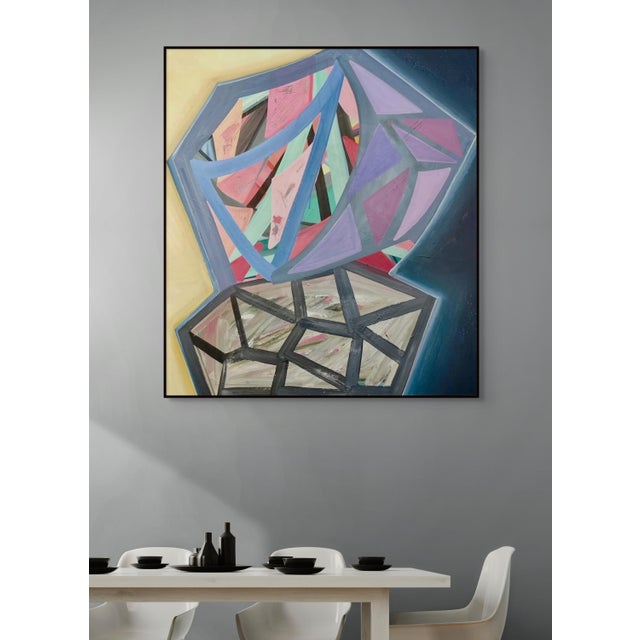 Abstract Contemporary Abstract Oil on Panel "The Eclipse" by Ashlynn Browning For Sale - Image 3 of 4