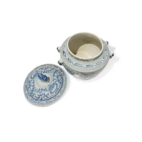 Asian Style 1980s' Asian Little Jar With Lid For Sale - Image 4 of 5