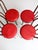 Vintage Mid-Century ZPM Radomsko Bentwood Dining Chairs Set of 4 With Red Seats For Sale - Image 6 of 18
