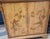 Beautiful 1970's chinoiserie faux bamboo trimmed cabinet. One moveable shelf inside makes it easy to adjust for storage....