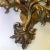1990s Hand-Carved Wood Sconce Featuring Three Lights For Sale - Image 9 of 12