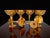 Tre Fuochi Murano Glass Champagne Flutes from Manifattura di Murano, 1960s, Set of 6 For Sale - Image 9 of 12