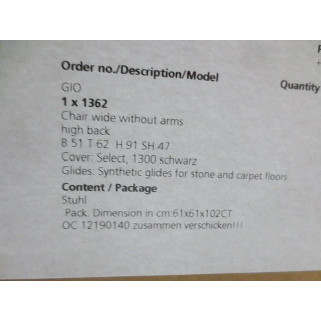 Contemporary Walter Knoll Gio Chair (New in Box) For Sale - Image 3 of 8