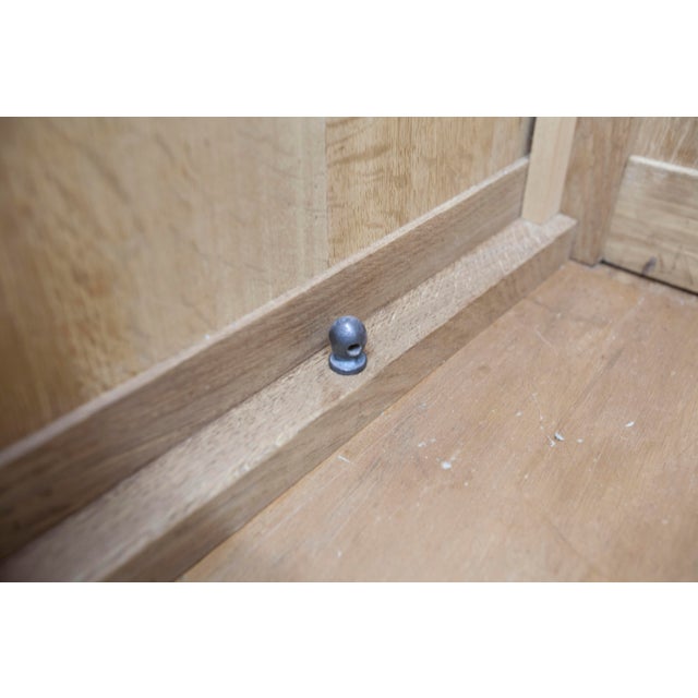 Art Deco Carved Oak Wardrobe, 1934 For Sale - Image 18 of 18