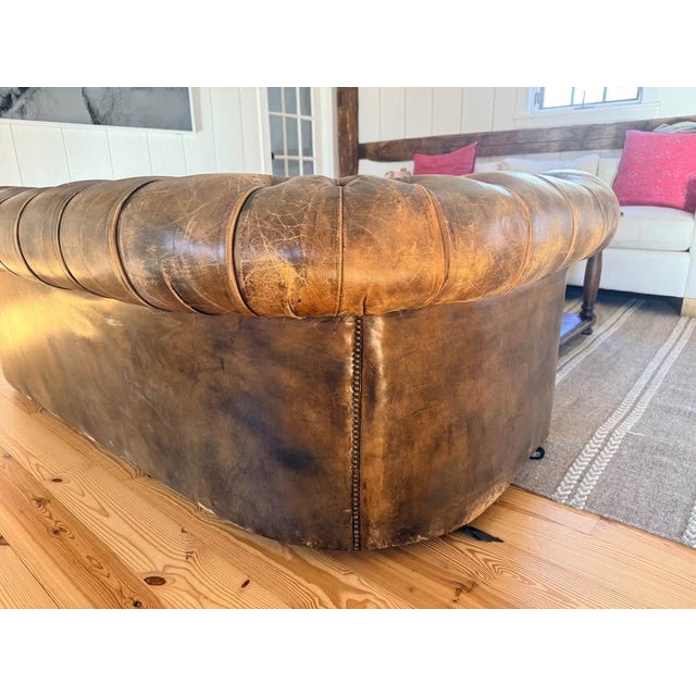 Antique Chesterfield sofa, late 1880s, originally brought from England and held in the same family for generations....