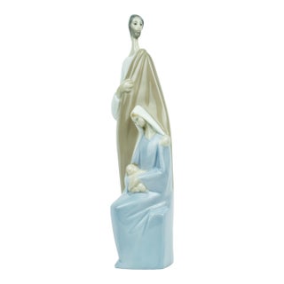 Vintage Handmade Lladro Holy Family by Fulgencio García Figurine Spain For Sale