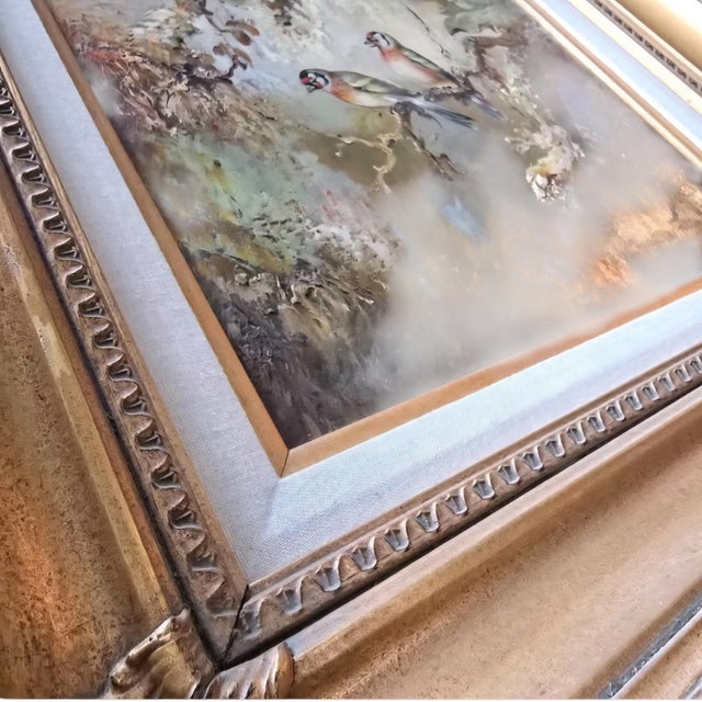 Mid 20th Century Framed Oil on Canvas For Sale - Image 4 of 5