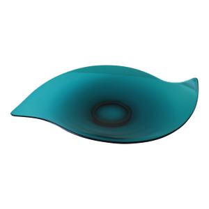 1950s Mid-Century Modern Viking Glass "Bluenique" Epic Freeform Platter