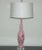 Murano Vintage Murano Glass Lamps Pink For Sale - Image 4 of 11